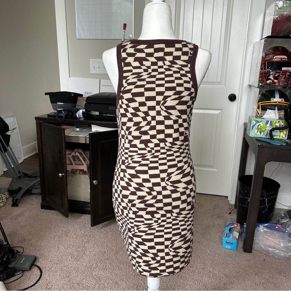 Dolls Kill Pretty Garbage Checkered Print Sleevel… - image 5